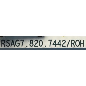 FUENTE DE PODER PARA TV HISENSE / NUMERO DE PARTE 214817 / RSAG7.820.7442/ROH / CQC16134139053 / DISPLAY V750DK1-QS3 REV.P2 / MODELO 75N5000UWG	